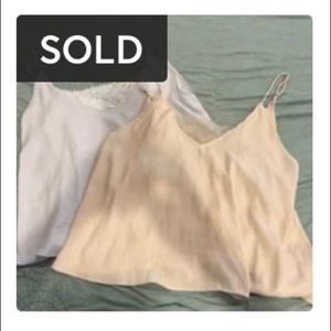 SOLD‼️Free People Deep V Bandeau Lace Cami